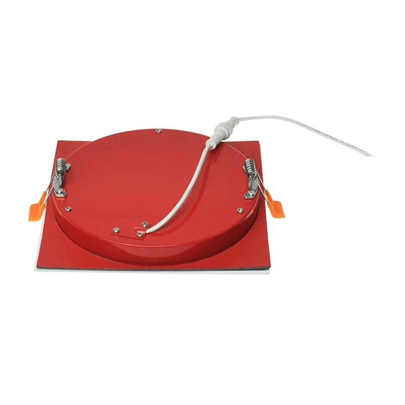 6" Square Fire Rated LED Recessed Light, 840 Lumens, 12W, CCT Selectable, 120V