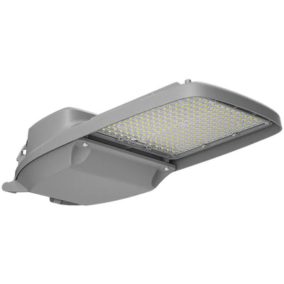 LED Street/Roadway Light, 7250 Lumen Max, Wattage Selectable, 3000K or 5000K, 120-277V