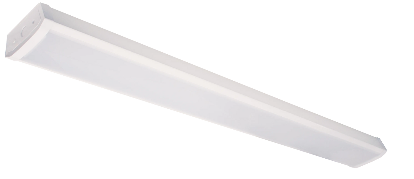 4FT Economy Wrap Light, 3200 Lumens, 40W, CCT Selectable, Sensor Option, 120-277V