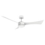 52" 3-Blade Ceiling Fan with Remote, 22W, CCT Selectable, 120V