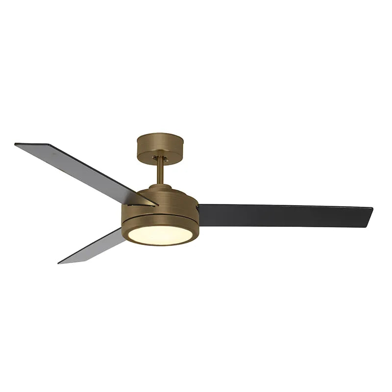 52" 3-Blade Ceiling Fan with Remote, 18W, CCT Selectable, 120V