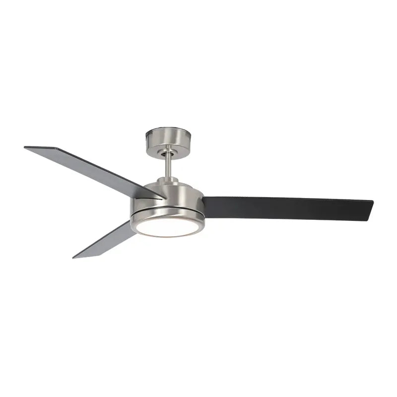 52" 3-Blade Ceiling Fan with Remote, 18W, CCT Selectable, 120V