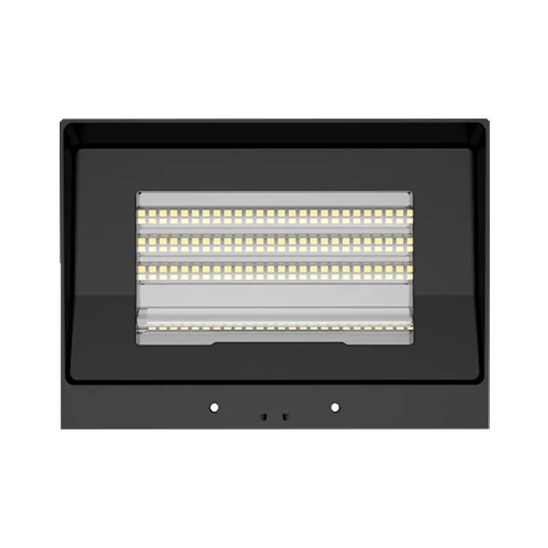 LED Cutoff Wall Pack, 8100 Lumen Max, Wattage and CCT Selectable, Adjustable Throw, Integrated Photocell, 120-277V