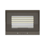 LED Cutoff Wall Pack, 8100 Lumen Max, Wattage and CCT Selectable, Adjustable Throw, Integrated Photocell, 120-277V