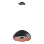 12" LED Pendant Light, 1400 Lumens, 12W, 3000K, 120V, White, Black or Copper Finish