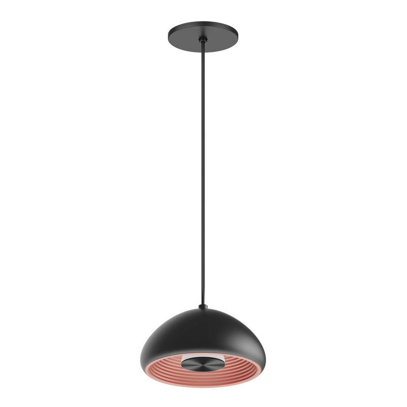 8" LED Pendant Light, 650 Lumens, 8W, 3000K, 120V, White, Black or Copper Finish