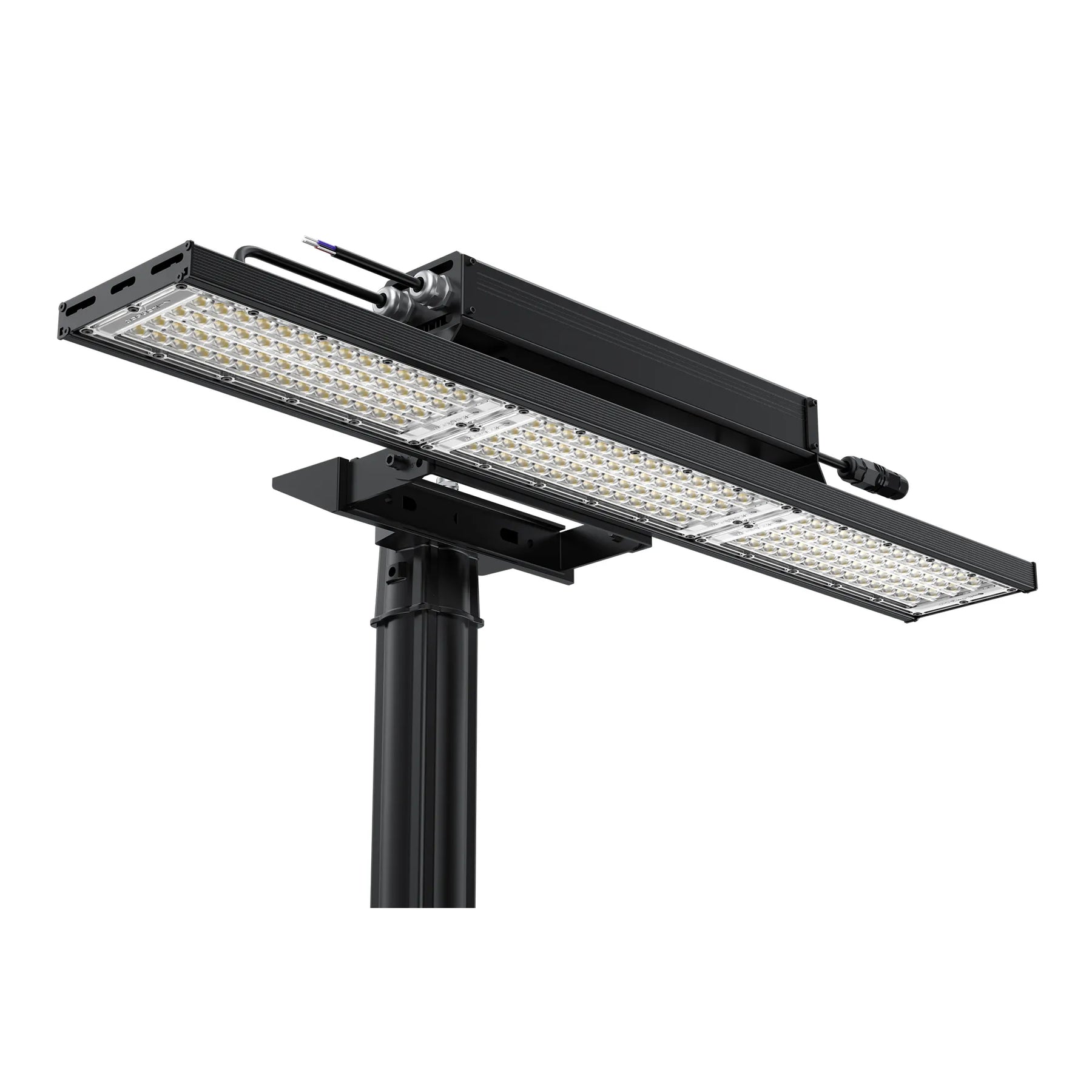 Street light fixture on a white background