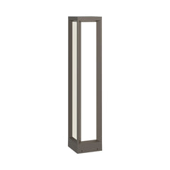 Square LED Bollard, 2,040 Lumen Max, Wattage and CCT Selectable, Regressed All-Lens, 120-277V