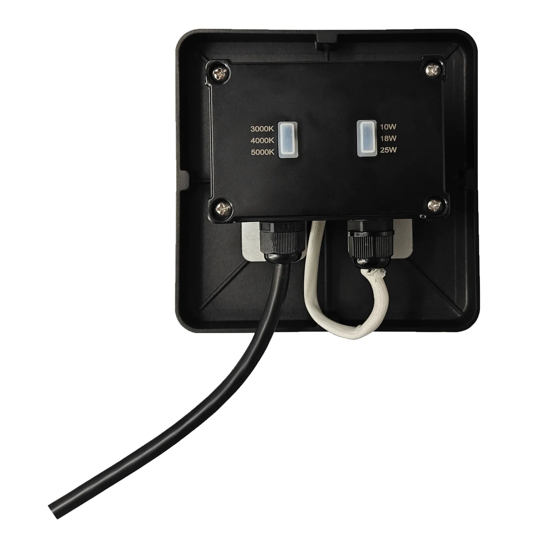 6" LED Modular Bollard System with Cone Reflector, 2000 Lumen Max, Wattage and CCT Selectable, 120-277V, Black or Bronze Finish