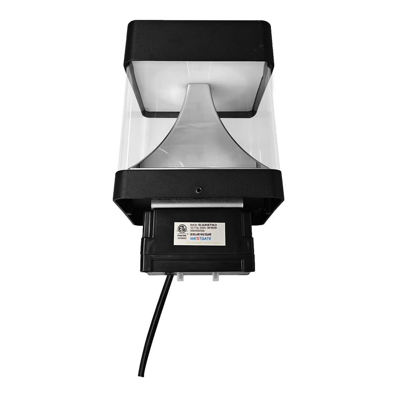 6" LED Modular Bollard System with Cone Reflector, 2000 Lumen Max, Wattage and CCT Selectable, 120-277V, Black or Bronze Finish