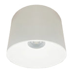 8" LED Cylinder Light, 4000 Lumen Max, Wattage and CCT Selectable,120-277V, Black or White Finish