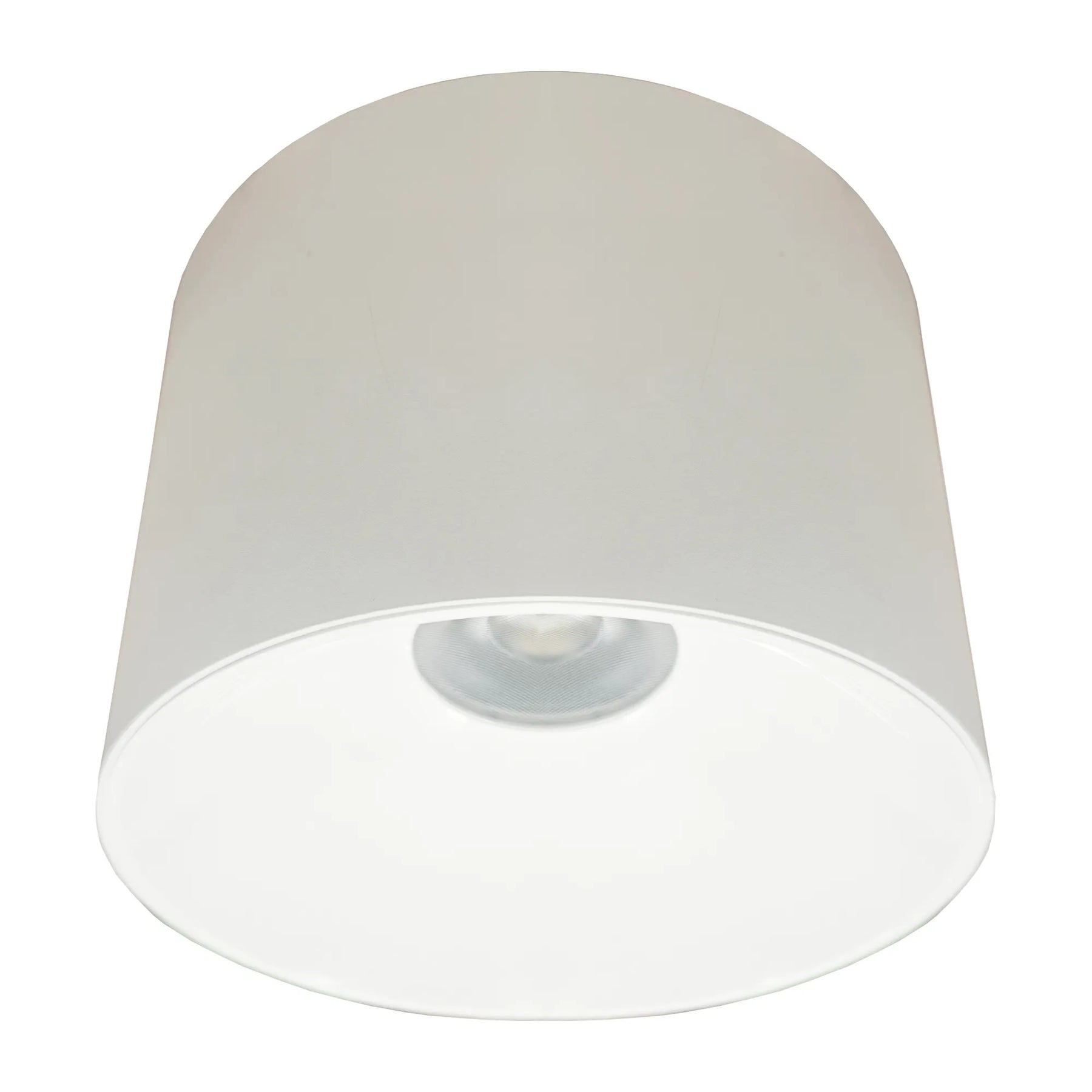 8" LED Cylinder Light, 4000 Lumen Max, Wattage and CCT Selectable,120-277V, Black or White Finish