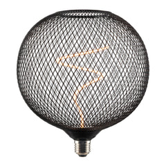 Round Metal Mesh 8in Dia. Decorative Pendant Lamp with E26 Base