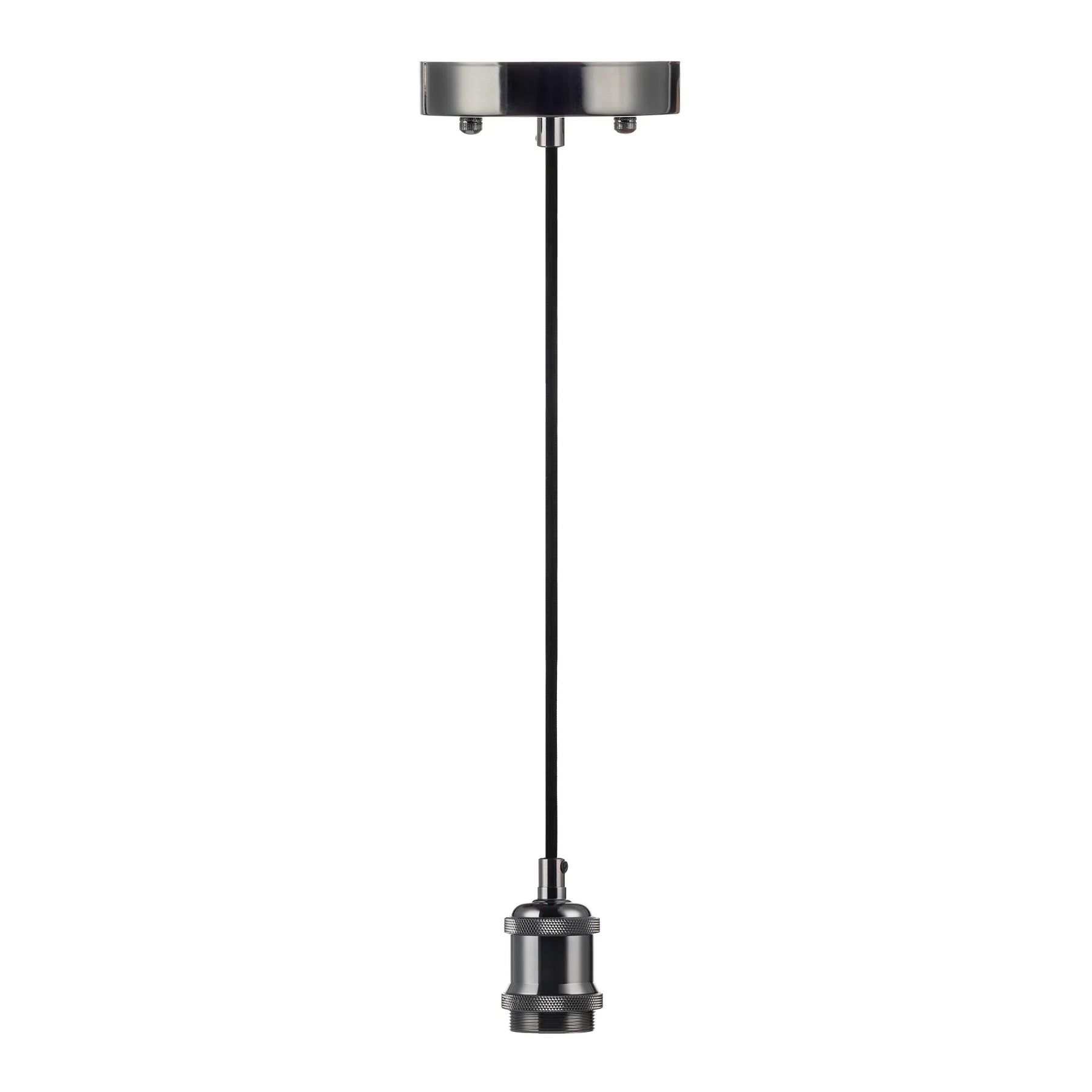 6FT Decorative Socket Pendant, Black Cord, 066 Series