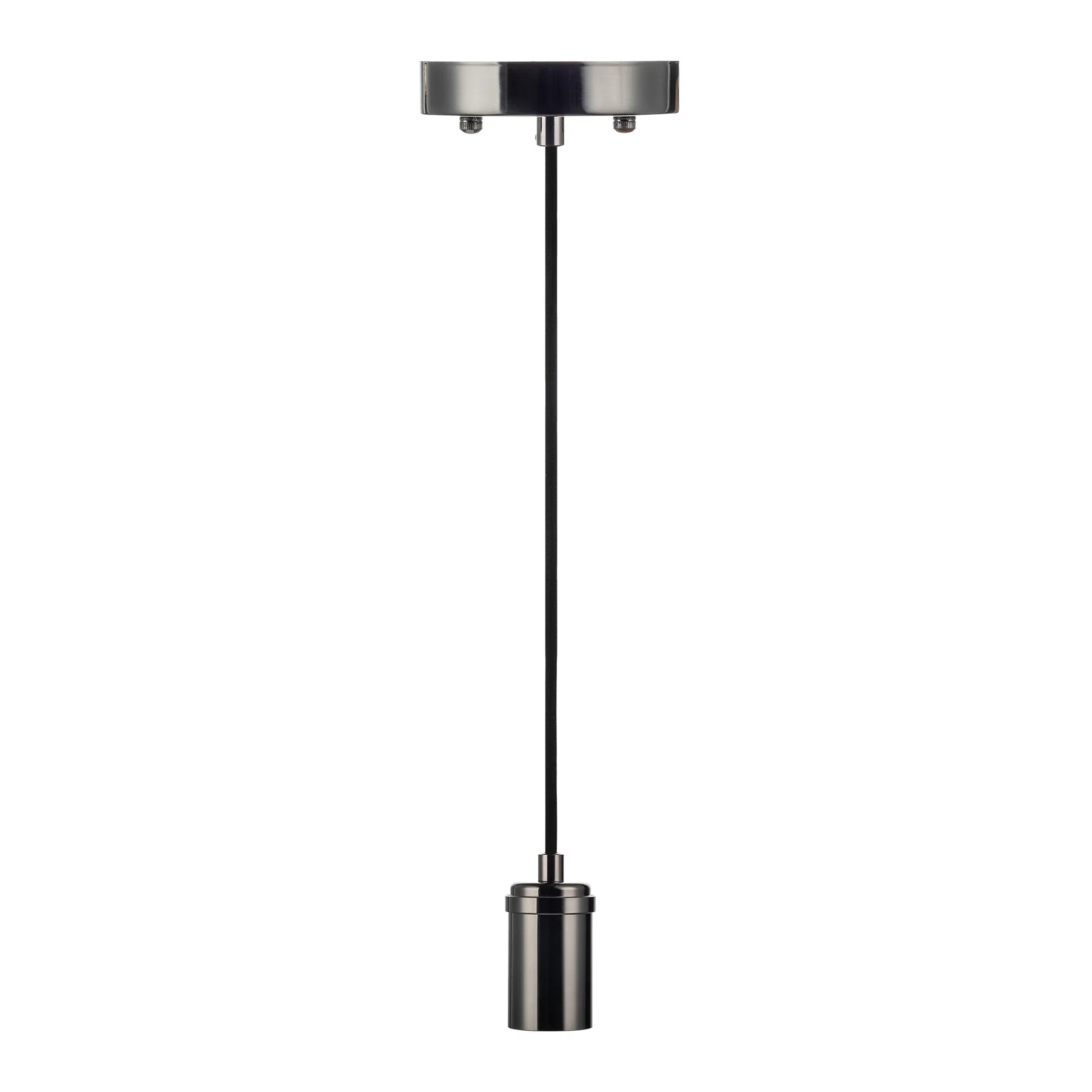 6FT Decorative Socket Pendant, Black Cord, 722 Series