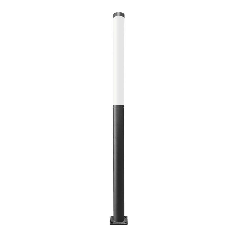 10FT Architectural Outdoor Modular Light Column, 8250 Lumen Max, Wattage and CCT Selectable, 120-277V