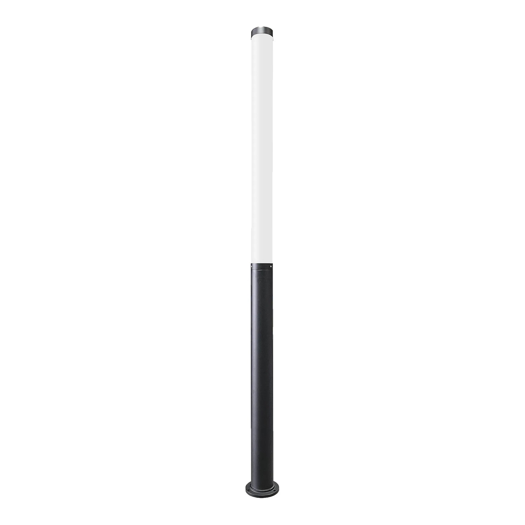 8FT Architectural Outdoor Modular Light Column, 8250 Lumen Max, Wattage and CCT Selectable, 120-277V