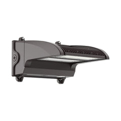 LED Rotatable Wall Pack, 18,000 Lumen Max, Wattage and CCT Selectable, 120-277V, Sensor Ready, Bronze, Black, Silver or White