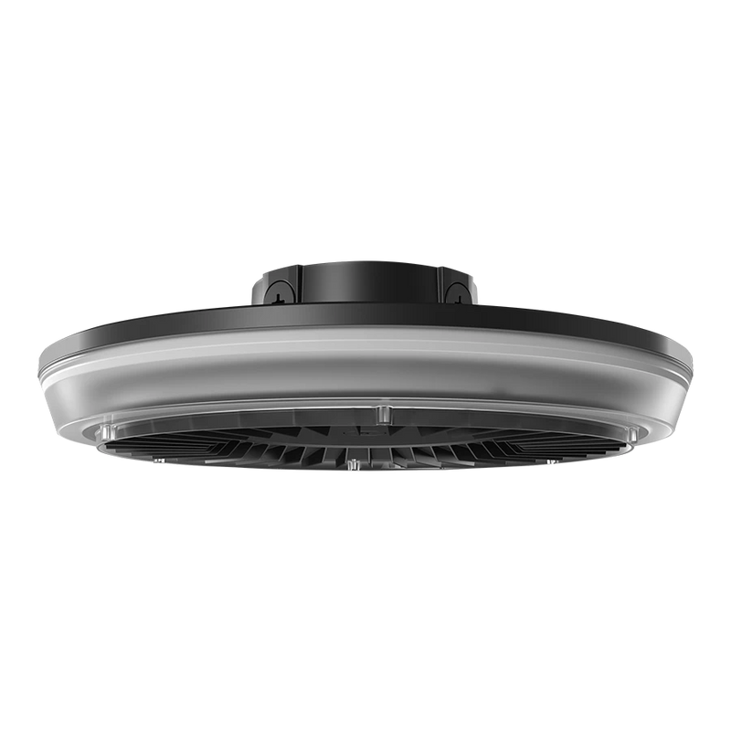LED Round Canopy Light, 14,125 Lumen Max, Wattage and CCT Selectable, 120-277V or 480V, Integrated Photocell, Bronze or White Finish