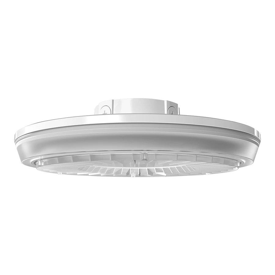 LED Round Canopy Light, 14,125 Lumen Max, Wattage and CCT Selectable, 120-277V or 480V, Integrated Photocell, Bronze or White Finish