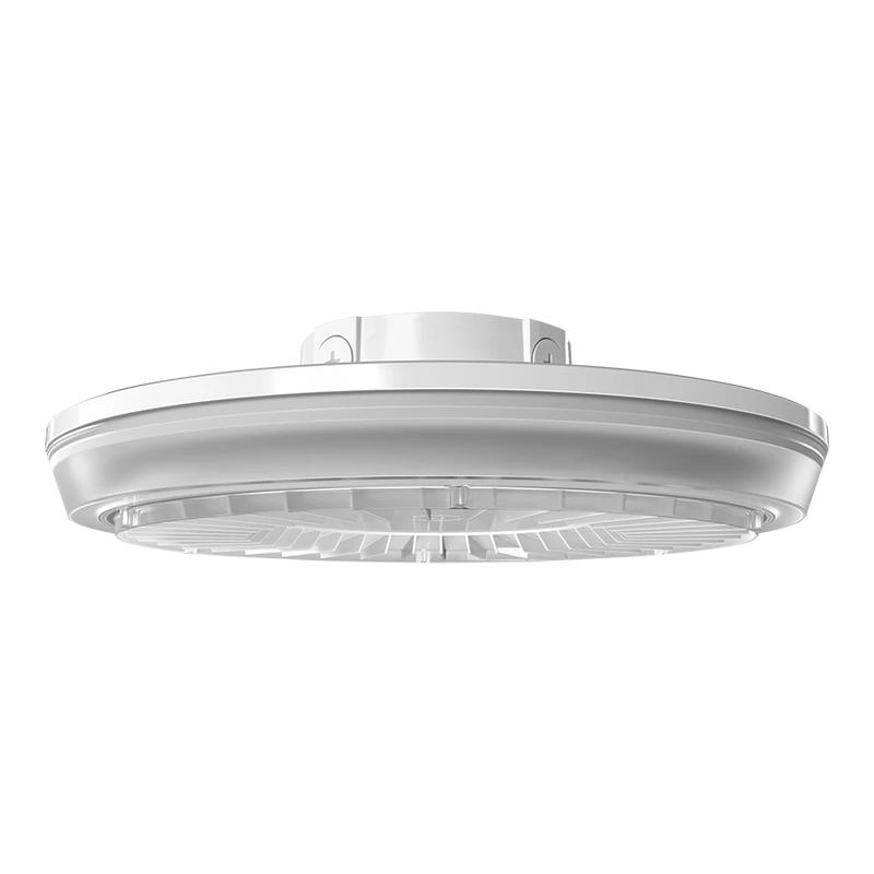 LED Round Canopy Light, 14,125 Lumen Max, Wattage and CCT Selectable, 120-277V or 480V, Integrated Photocell, Bronze or White Finish