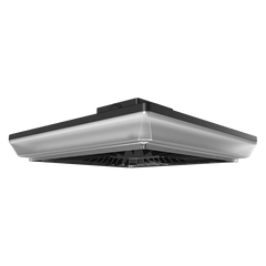 LED Square Canopy Light, 14,348 Lumen Max, Wattage and CCT Selectable, 120-277V or 480V, Integrated Photocell, Bronze or White Finish