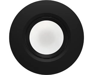 6" Gimbal Retrofit Downlight, 11W, 1150 Lumens, CCT Selectable, 120V, Black Finish