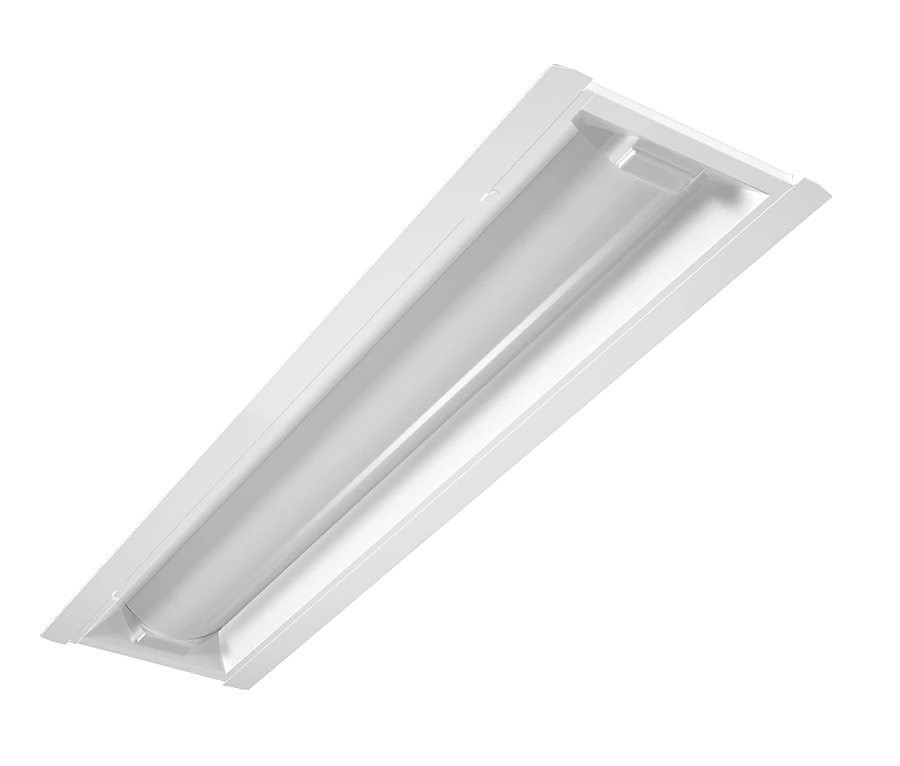 1x4 LED Retrofit Troffer, 4156 Lumen Max, Wattage and CCT Selectable, 120-277V