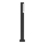LED Bollard, 5W, 3000K, 120-277V, Tall, Matte Bronze Finish
