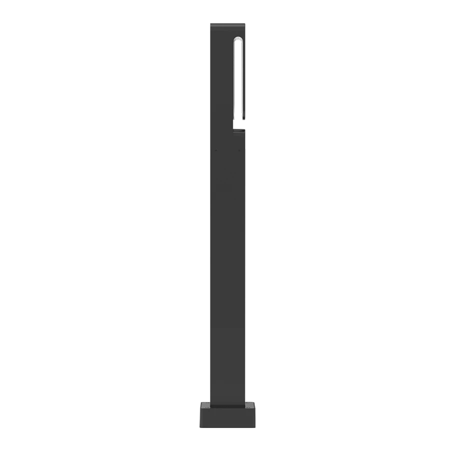 LED Bollard, 5W, 3000K, 120-277V, Tall, Matte Bronze Finish