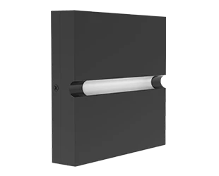 LED Square Outdoor Wall Sconce, 4W, 3000K, 120-277V, Bronze, Dash