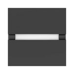 LED Square Outdoor Wall Sconce, 4W, 3000K, 120-277V, Bronze, Dash