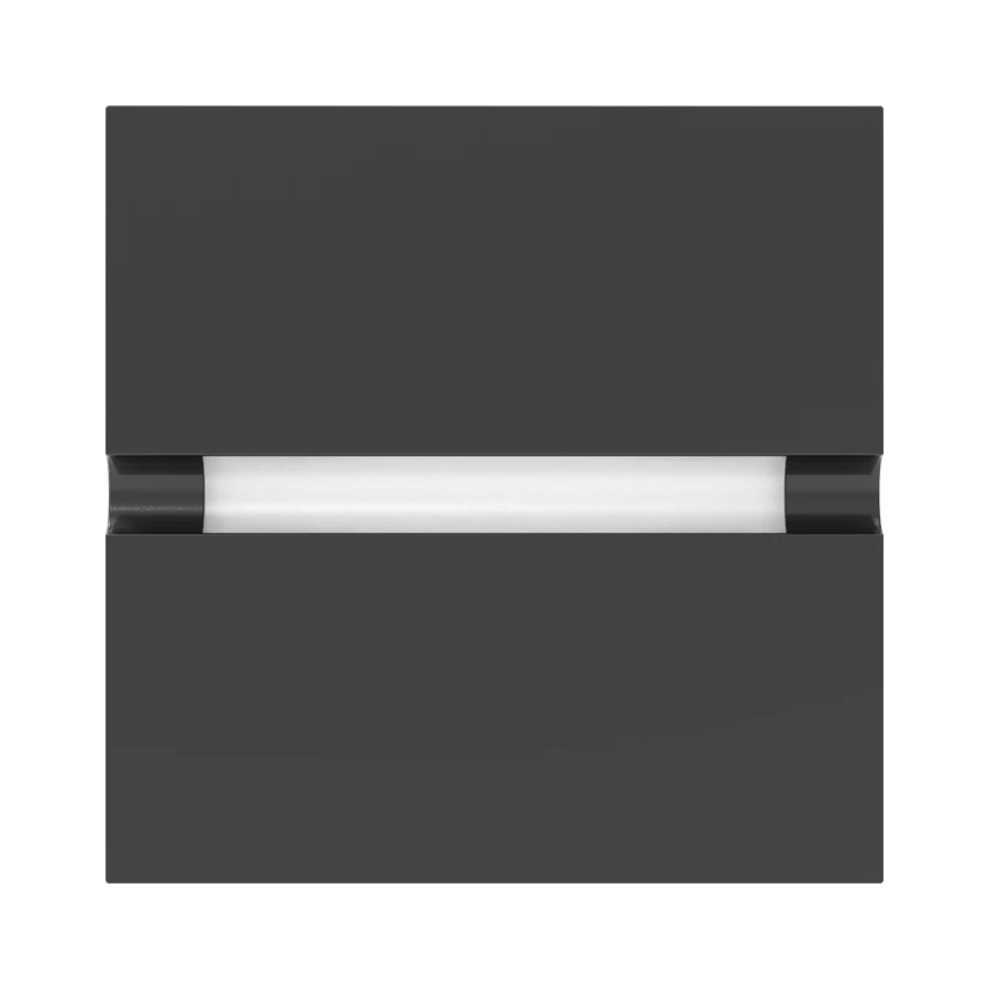 LED Square Outdoor Wall Sconce, 4W, 3000K, 120-277V, Bronze, Dash