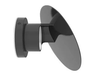 LED Outdoor Wall Sconce, 8W, 3000K, 120-277V, Leaf