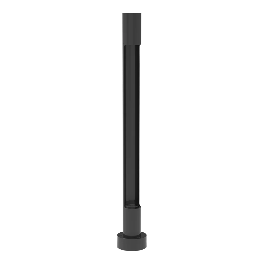 LED Bollard, 7W, 3000K, 120-277V, Reed, Matte Bronze Finish
