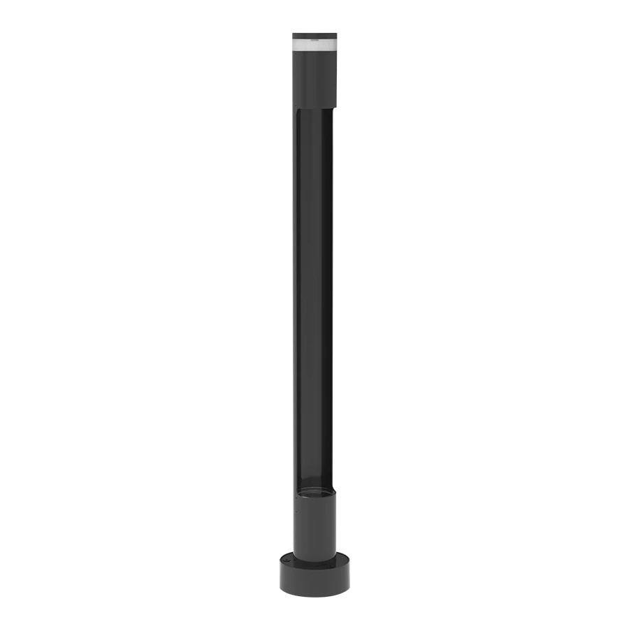 LED Bollard, 9W, 3000K, 120-277V, Reed, Matte Bronze Finish