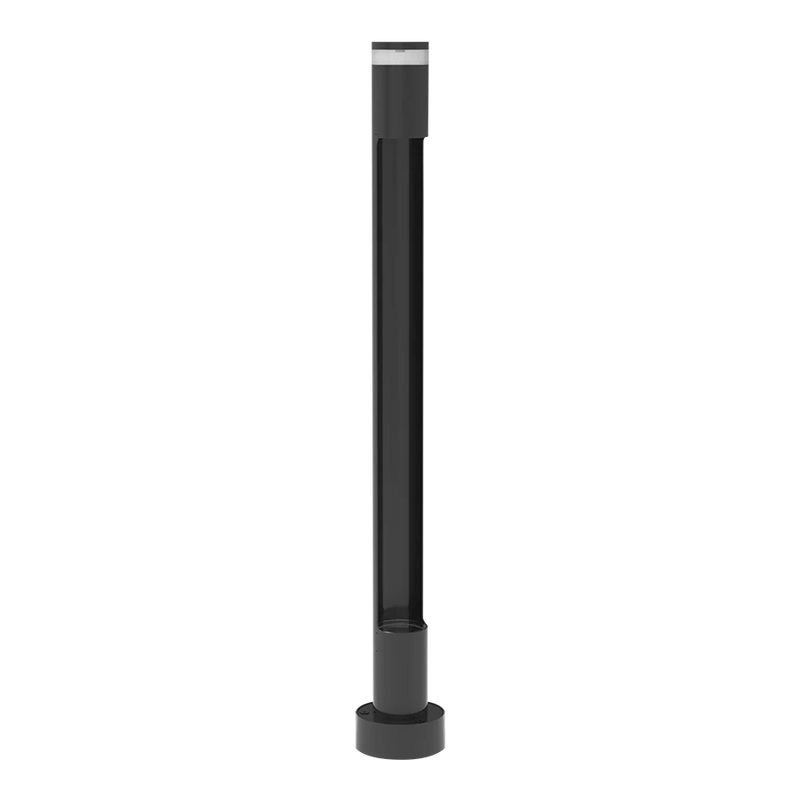 LED Bollard, 9W, 3000K, 120-277V, Reed, Matte Bronze Finish