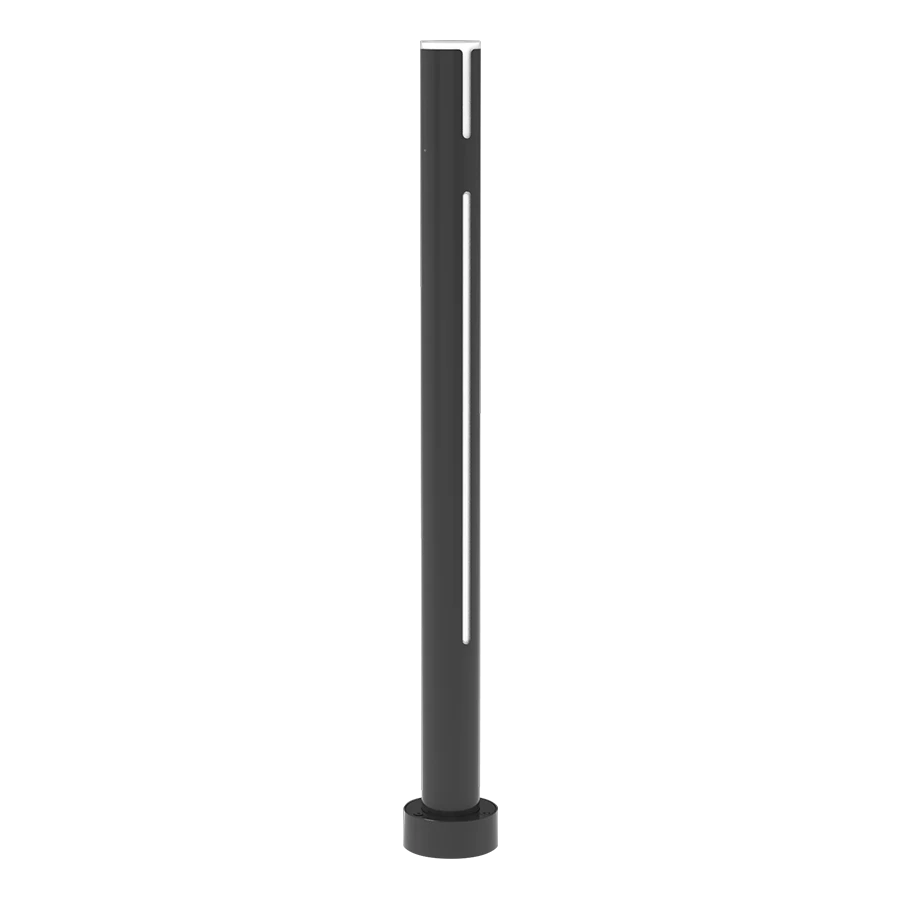 LED Bollard, 9W, 3000K, 120-277V, Slot, Matte Bronze Finish