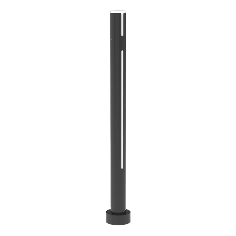 LED Bollard, 9W, 3000K, 120-277V, Slot, Matte Bronze Finish