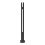 LED Bollard, 9W, 3000K, 120-277V, Slot, Matte Bronze Finish