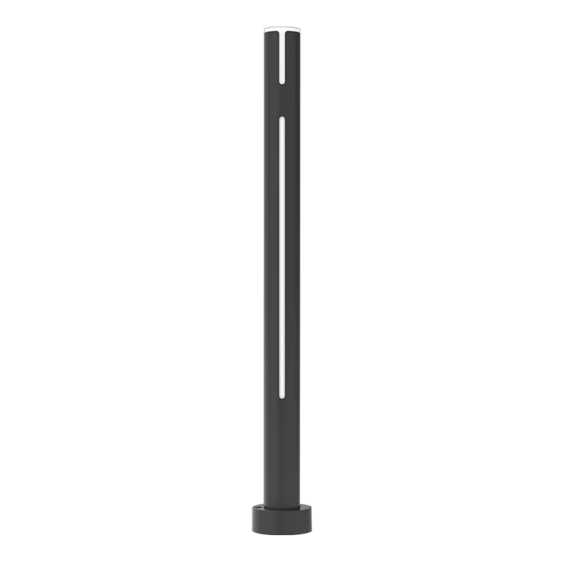 LED Bollard, 9W, 3000K, 120-277V, Slot, Matte Bronze Finish