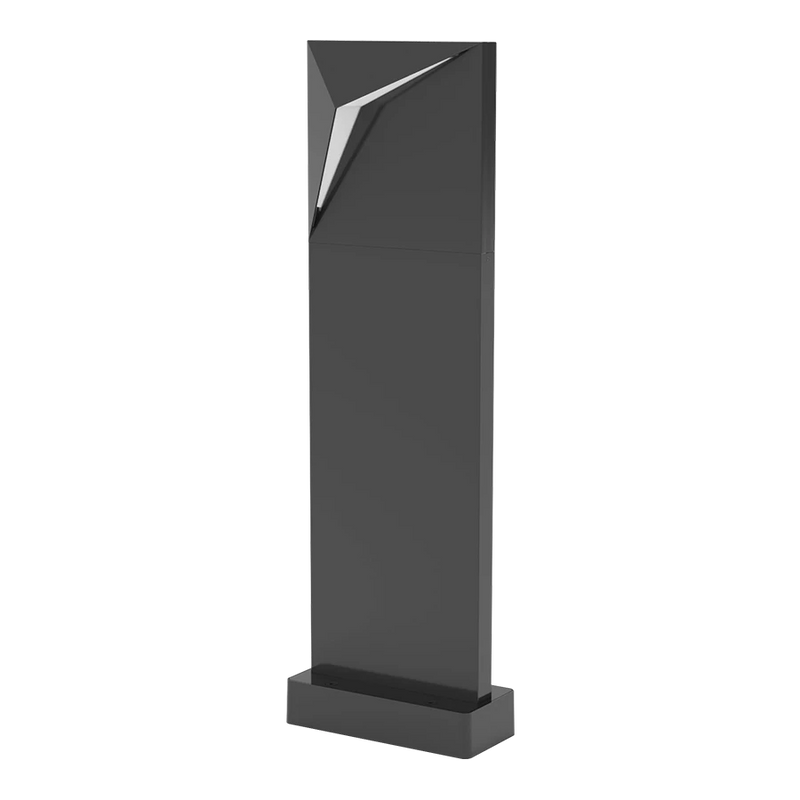 LED Bollard, 8W, 3000K, 120-277V, Tile, Matte Bronze Finish