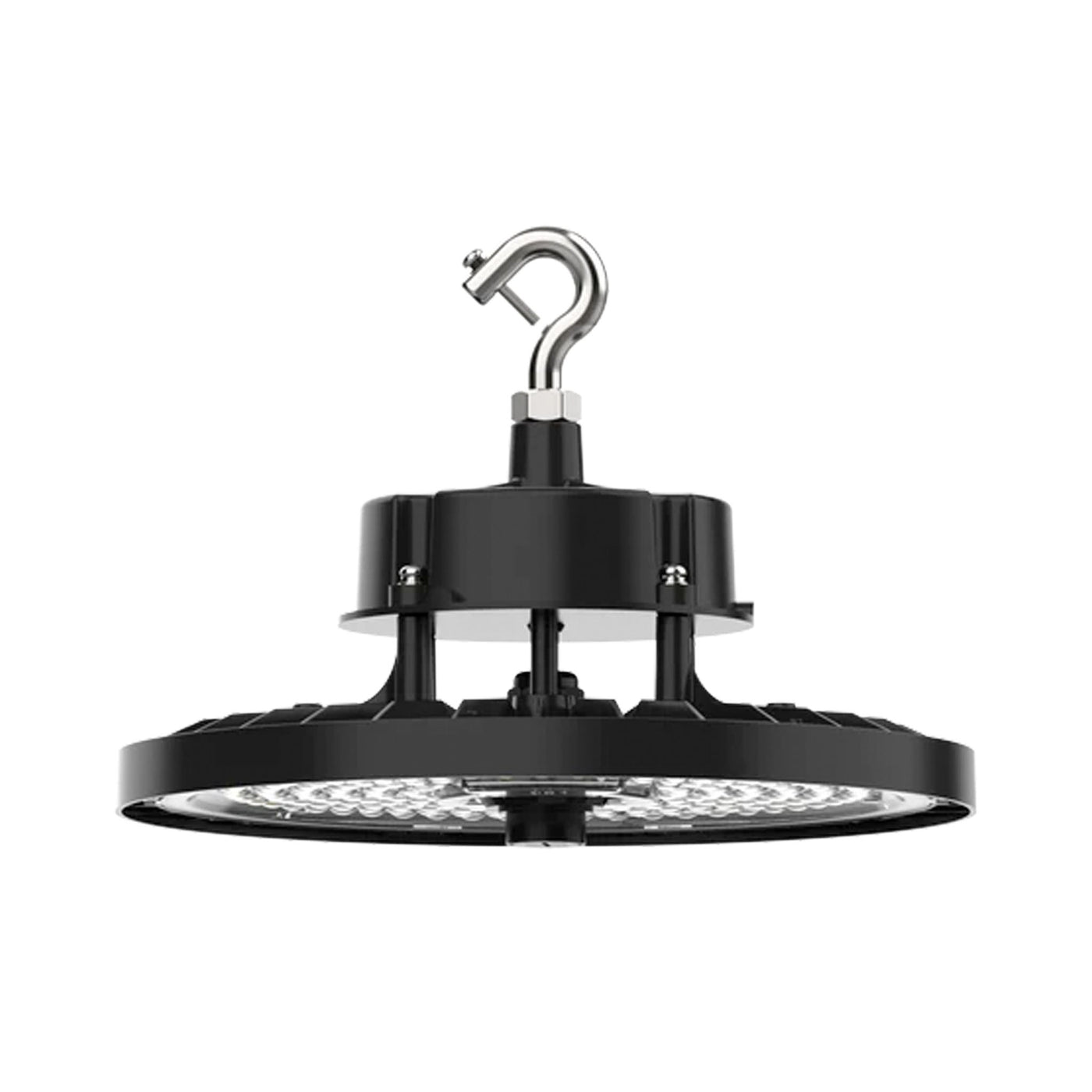 Saturn LED UFO High Bay, 150 watt, 120-277V, 27,750 Lumens, 5000K CCT, Black Finish