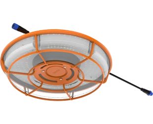 UFO Temporary Lights, 15,304 Lumens, 130W, 5000K, 120-277V