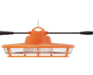 UFO Temporary Lights, 15,304 Lumens, 130W, 5000K, 120-277V