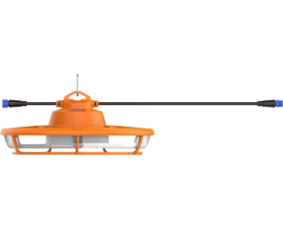 UFO Temporary Lights, 15,304 Lumens, 130W, 5000K, 120-277V