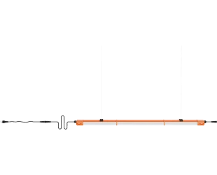 Linear Temporary Lights, 10,320 Lumens, 90W, 5000K, 120-277V