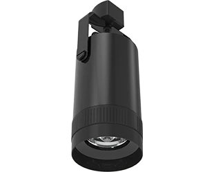 LED Track Light, 2053 Lumen Max, Wattage and CCT Selectable, 120V, Black or White Finish