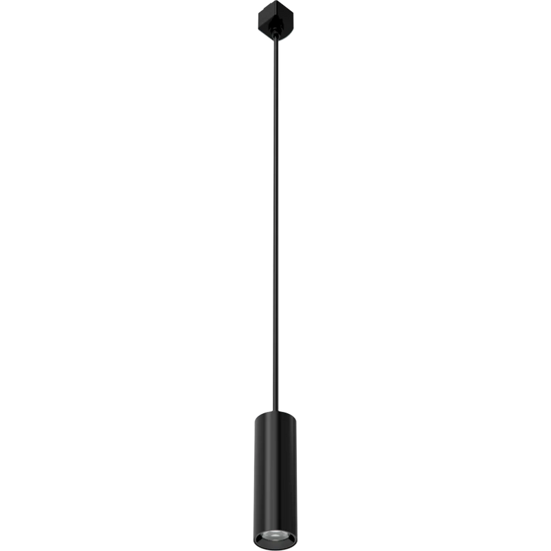 LED Track Pendant Light, 728 Lumen Max, Wattage and CCT Selectable,120V, Black or White Finish