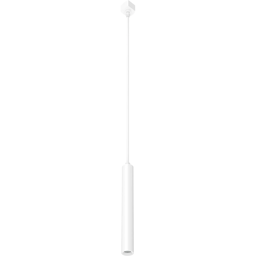 LED Track Pendant Light, 8W, 525 Lumens, 3000K, 120V, Black or White Finish